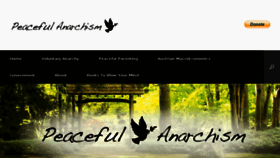 What Peacefulanarchism.com website looked like in 2017 (6 years ago)