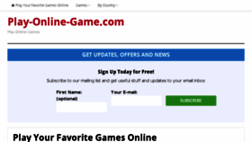 What Play-online-game.com website looked like in 2017 (6 years ago)