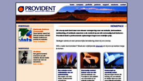 What Provident.nl website looked like in 2017 (6 years ago)