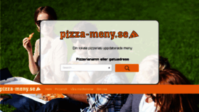 What Pizza-meny.se website looked like in 2017 (6 years ago)