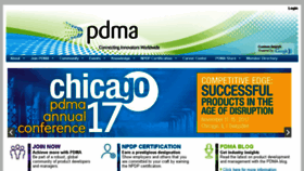 What Pdma.org website looked like in 2017 (6 years ago)