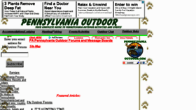 What Pennsylvaniaoutdoor.com website looked like in 2017 (6 years ago)