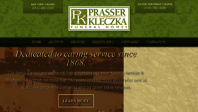 What Pkfuneralhomes.com website looked like in 2017 (6 years ago)
