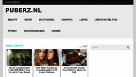 What Puberz.nl website looked like in 2017 (6 years ago)