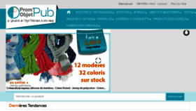 What Promobjetpub.fr website looked like in 2017 (6 years ago)