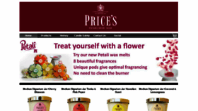 What Prices-candles.co.uk website looked like in 2017 (6 years ago)