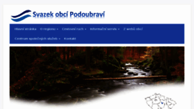 What Podoubravi.cz website looked like in 2017 (6 years ago)