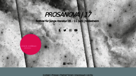 What Prosanova.net website looked like in 2017 (6 years ago)