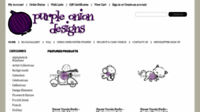 What Purpleoniondesigns.com website looked like in 2017 (6 years ago)