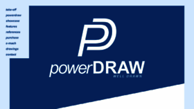 What Powerdraw.net website looked like in 2017 (6 years ago)