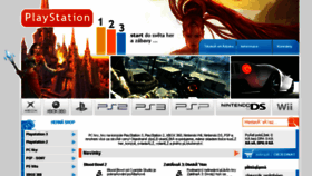 What Playstation123.cz website looked like in 2017 (6 years ago)