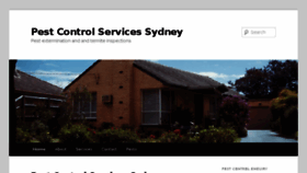 What Pestcontrolservicessydney.com.au website looked like in 2017 (6 years ago)