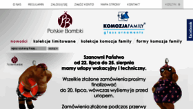 What Polskiebombki.pl website looked like in 2017 (6 years ago)