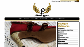 What Pendragonshoes.com website looked like in 2017 (6 years ago)