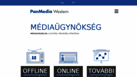 What Panmedia.hu website looked like in 2017 (6 years ago)