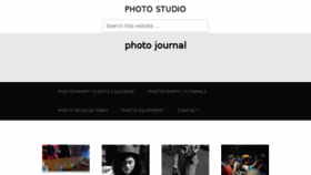 What Photostudio.org website looked like in 2017 (6 years ago)