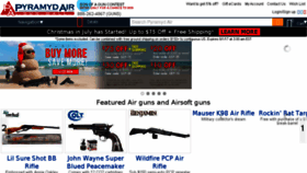 What Pyramyd-air-guns.com website looked like in 2017 (6 years ago)