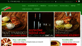 What Pizza-otrokovice.cz website looked like in 2017 (6 years ago)