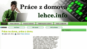 What Pracezdomova.lehce.info website looked like in 2017 (6 years ago)