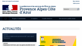 What Paca.gouv.fr website looked like in 2017 (6 years ago)