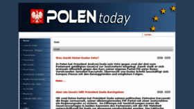 What Polentoday.de website looked like in 2017 (7 years ago)