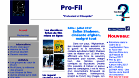 What Pro-fil-online.fr website looked like in 2017 (6 years ago)