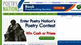 What Poetrynation.com website looked like in 2017 (6 years ago)