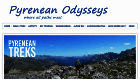 What Pyrenees-mountains.com website looked like in 2017 (6 years ago)