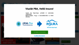 What Pba.hu website looked like in 2017 (6 years ago)