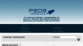 What Pedeofertas.com.br website looked like in 2017 (6 years ago)