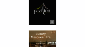 What Pavilionmarquees.com website looked like in 2017 (6 years ago)
