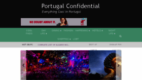 What Portugalconfidential.com website looked like in 2017 (6 years ago)