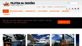 What Pilotemnazkousku.cz website looked like in 2017 (6 years ago)