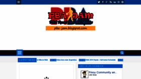What Pba-jam.blogspot.com website looked like in 2017 (6 years ago)