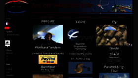 What Paragliding-nepal.ch website looked like in 2017 (6 years ago)