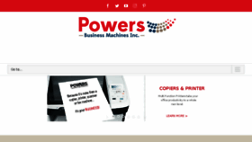 What Powersbusinessmachines.com website looked like in 2017 (6 years ago)