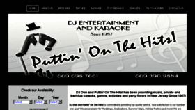 What Puttinonthehits.com website looked like in 2017 (8 years ago)