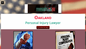 What Personalinjurylawyer-oakland.com website looked like in 2017 (6 years ago)