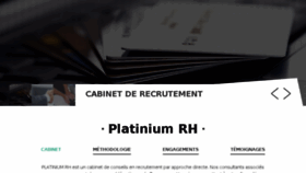 What Platiniumrh.fr website looked like in 2017 (6 years ago)