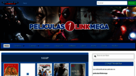 What Peliculas1linkmega.com website looked like in 2017 (6 years ago)
