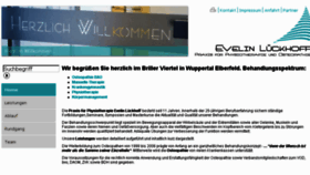 What Physiotherapie-krankengymnastik-wtal.de website looked like in 2017 (6 years ago)