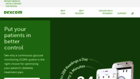 What Provider.dexcom.com website looked like in 2017 (6 years ago)