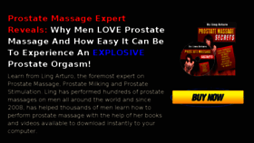 What Prostatemassageclinic.com website looked like in 2017 (6 years ago)