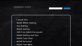 What Plaeboi.com website looked like in 2017 (6 years ago)