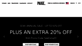 What Paigeusa.com website looked like in 2017 (6 years ago)