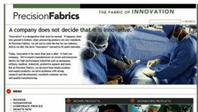 What Precisionfabrics.com website looked like in 2017 (6 years ago)