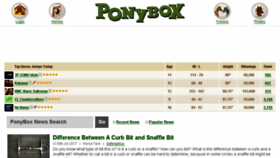 What Ponybox.com website looked like in 2017 (6 years ago)