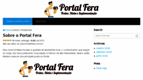 What Portalfera.com.br website looked like in 2017 (6 years ago)