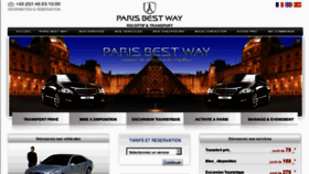 What Parisbestway.com website looked like in 2017 (6 years ago)