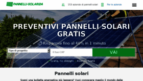 What Pannelli-solari24.it website looked like in 2017 (6 years ago)